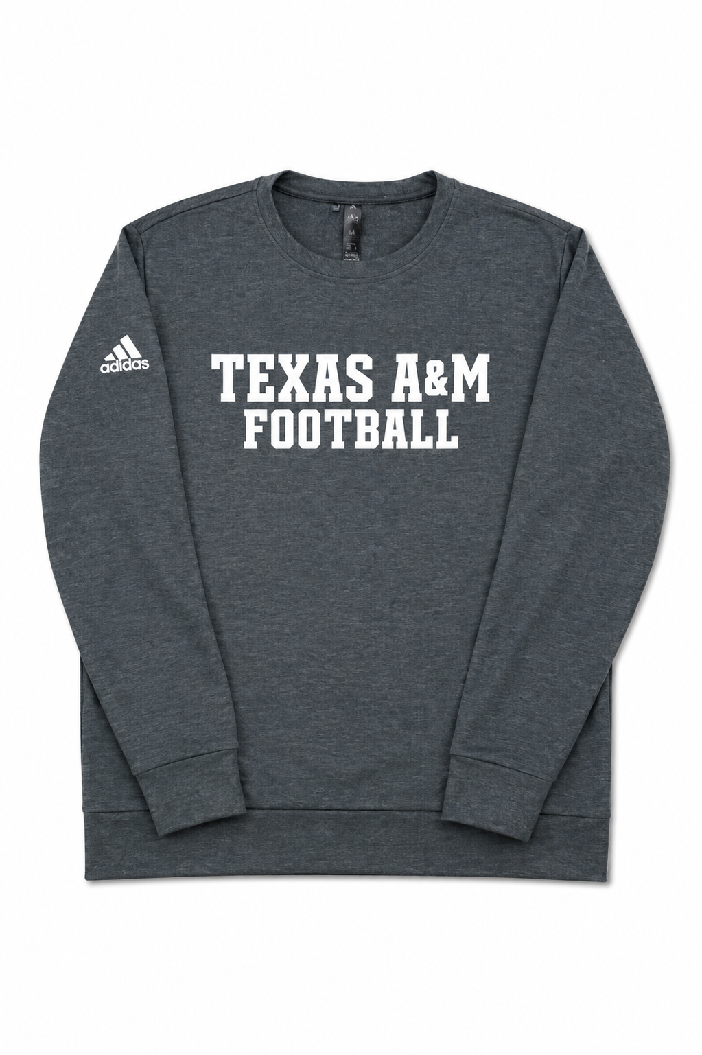 Aggie Football Exclusive Grey Adidas Sweatshirt (New Arrival)