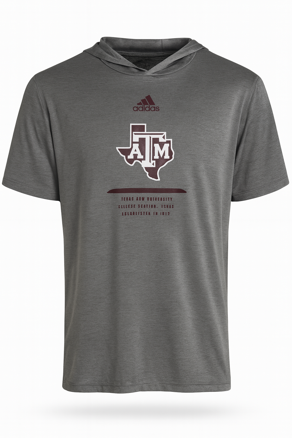 Aggie Football Issued Grey Adidas T-Shirt