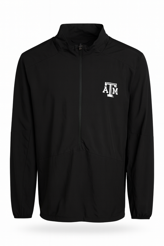 Aggie Football Issued Black Adidas Windbreaker