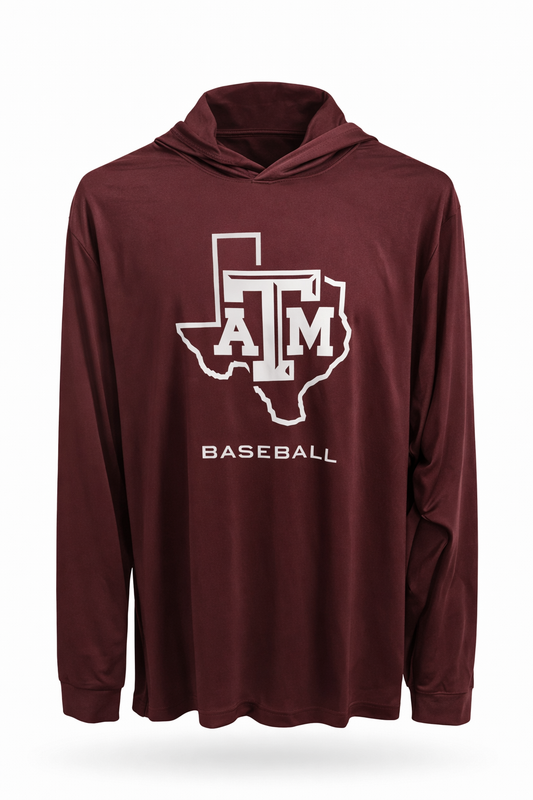 Aggie Baseball Exclusive Maroon Hoodie (New Arrival)
