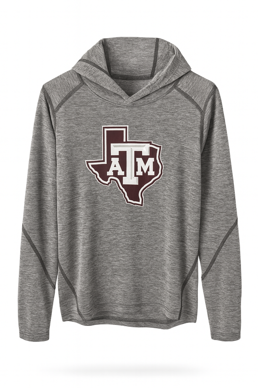 Aggie Football Coaches Exclusive Goodflow Grey A&M Hoodie