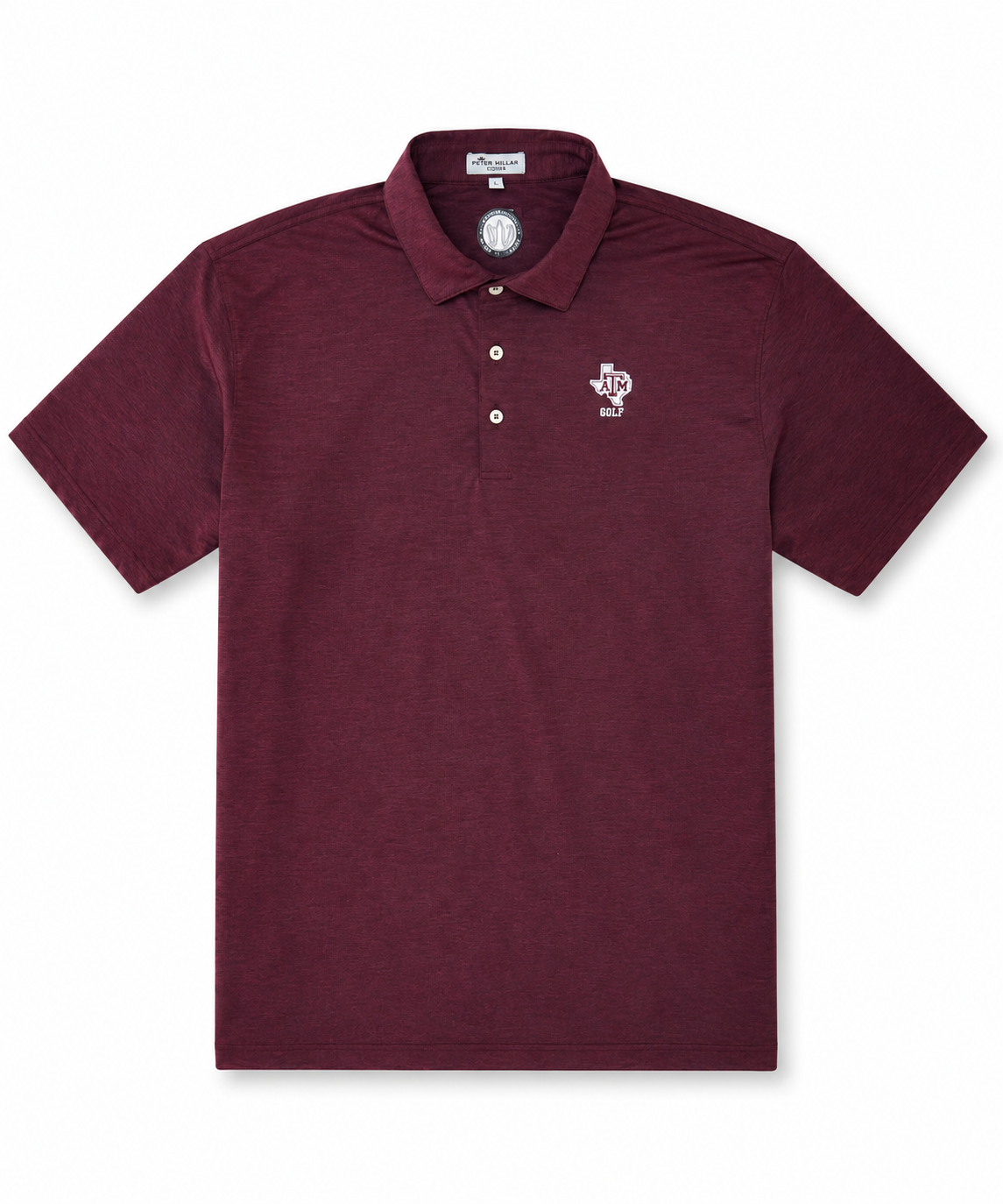 Aggie Golf Exclusive Peter Millar Polo (SEC Patch) (New Arrival)