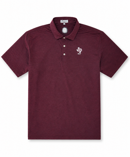 Aggie Golf Exclusive Peter Millar Polo (SEC Patch) (New Arrival)