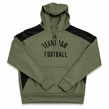 Aggie Football Coaches Exclusive Military Appreciation Green Adidas Sweatshirt