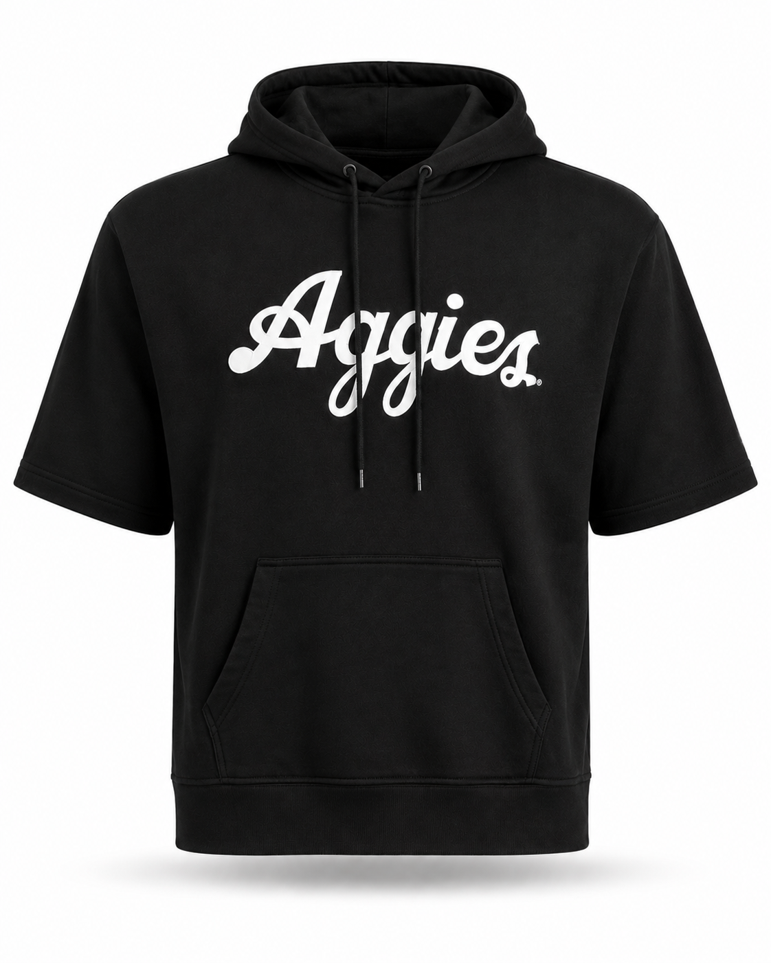 Aggie Football Issued SportsTek Black Aggie Script Hoodie (New Arrival)