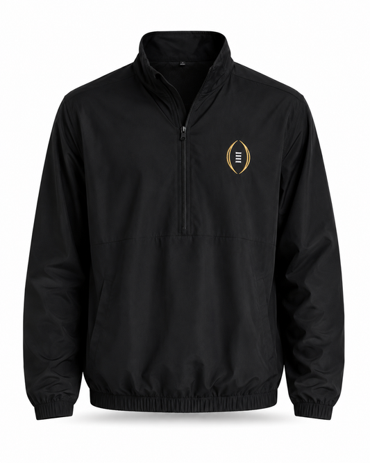 Aggie Football Exclusive Playoff Issued Adidas Black Windbreaker (New Arrival)