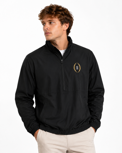 Aggie Football Exclusive Playoff Issued Adidas Black Windbreaker (New Arrival)