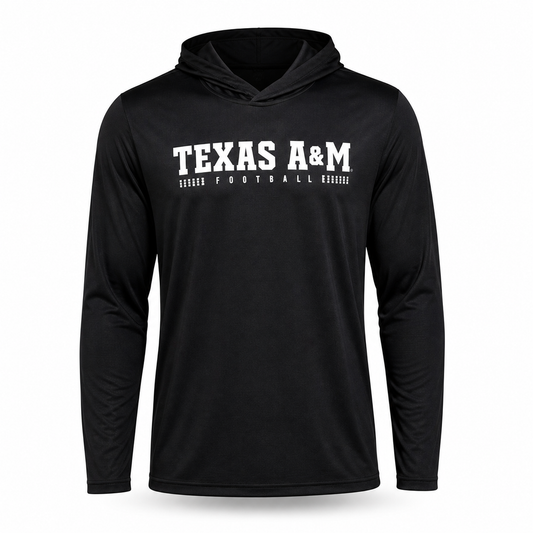 Aggie Football Coaches Exclusive Black Adidas Hoodie (New Arrival)