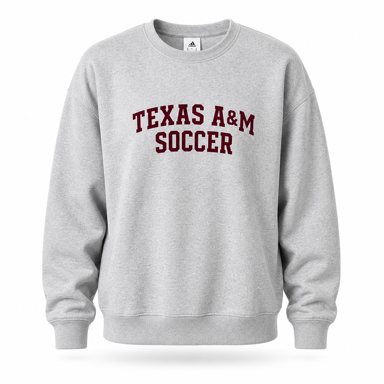 Aggie Soccer Issued Grey Adidas Sweatshirt (New Arrival)