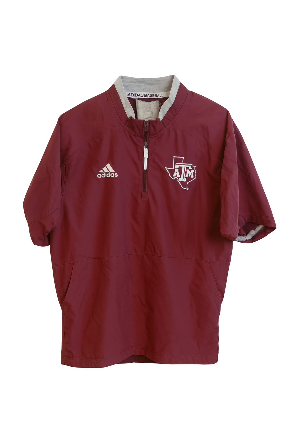 Aggie Baseball Exclusive Adidas Maroon Windbreaker (New Arrival)