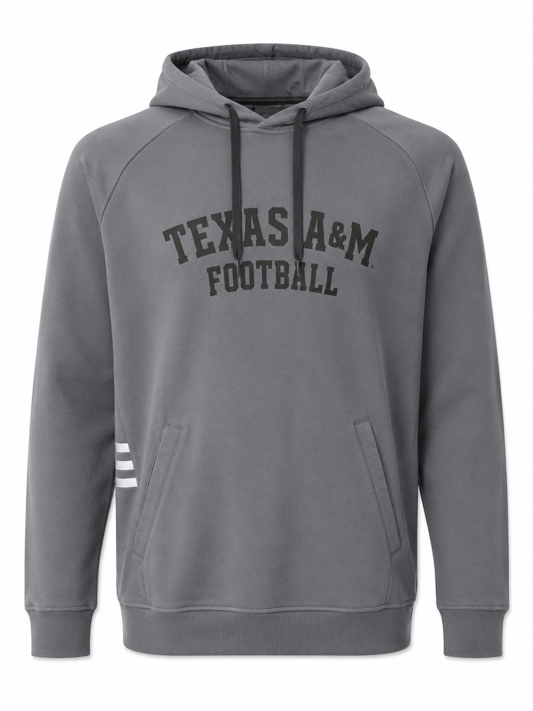 Aggie Football Exclusive Grey Adidas Trainer Hoodie (New Arrival)
