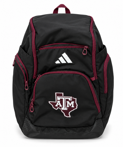 Aggie Football Issued Travel Black and Maroon Backpack (New Arrival)