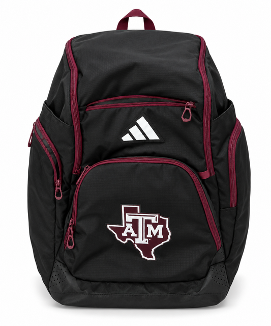 Aggie Football Issued Travel Black and Maroon Backpack (New Arrival)