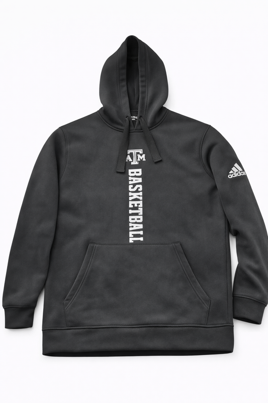 Aggie Basketball Exclusive Black Adidas Hoodie