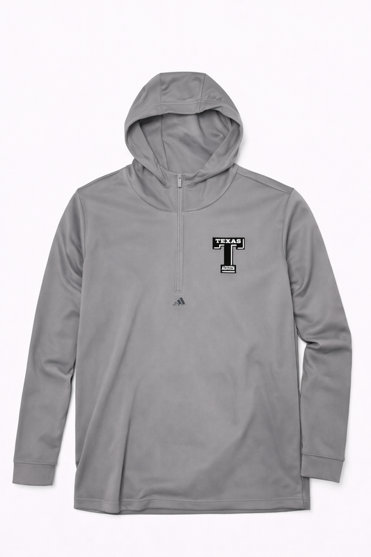 Aggie Football Coaches Exclusive Grey Block T Hoodie (New Arrival)
