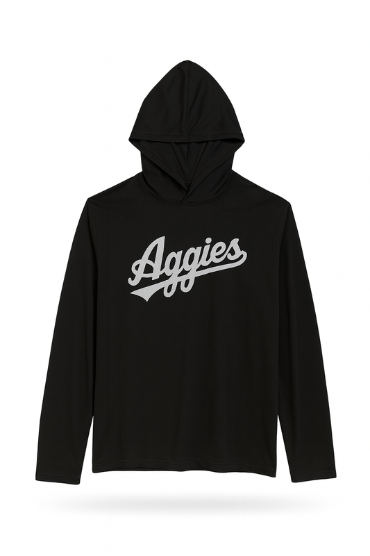Aggie Football Coaches Exclusive Aggie Script Black WSI Pullover (New Arrival)
