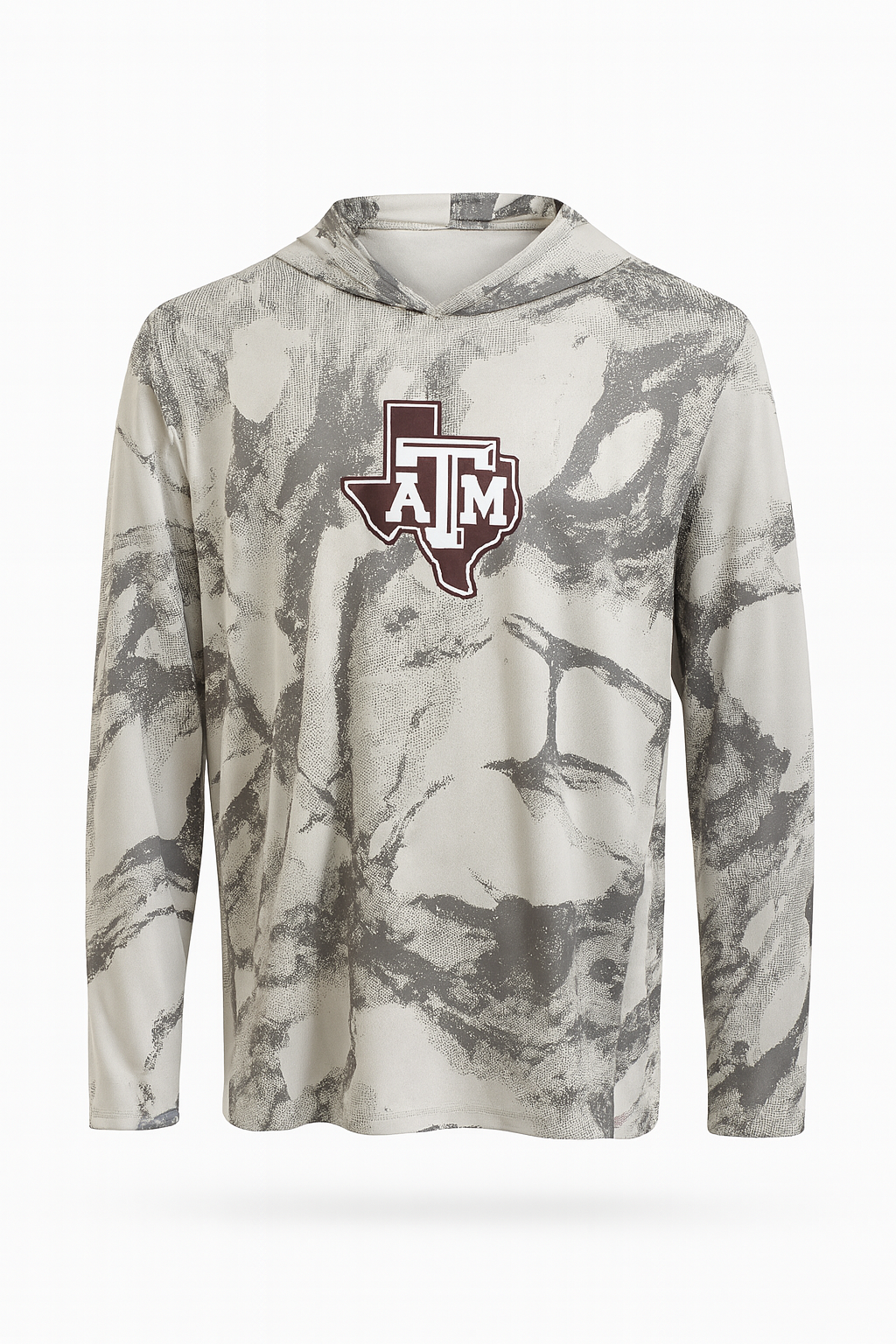 Aggie Football Coaches Exclusive White Camo Adidas Pullover (New Arrival)