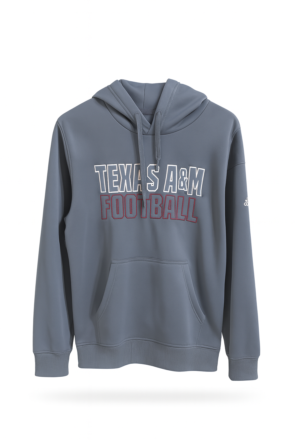 Aggie Football Coaches Issued Grey Adidas Hoodie (New Arrival)