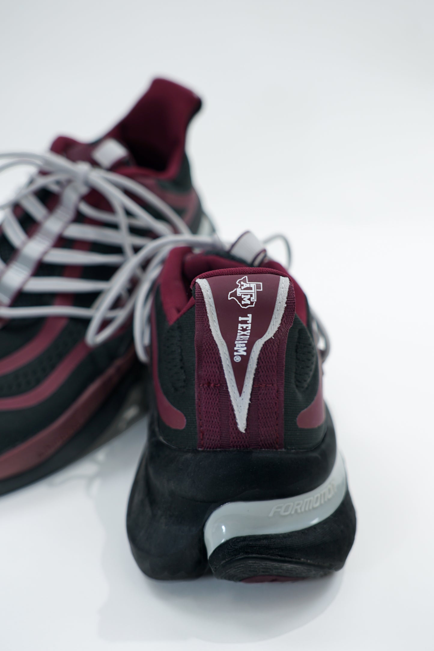 Aggie Football Issued Adidas Maroon/Black Texas A&M Aggies Alphaboost V1 Sustainable BOOST Shoes