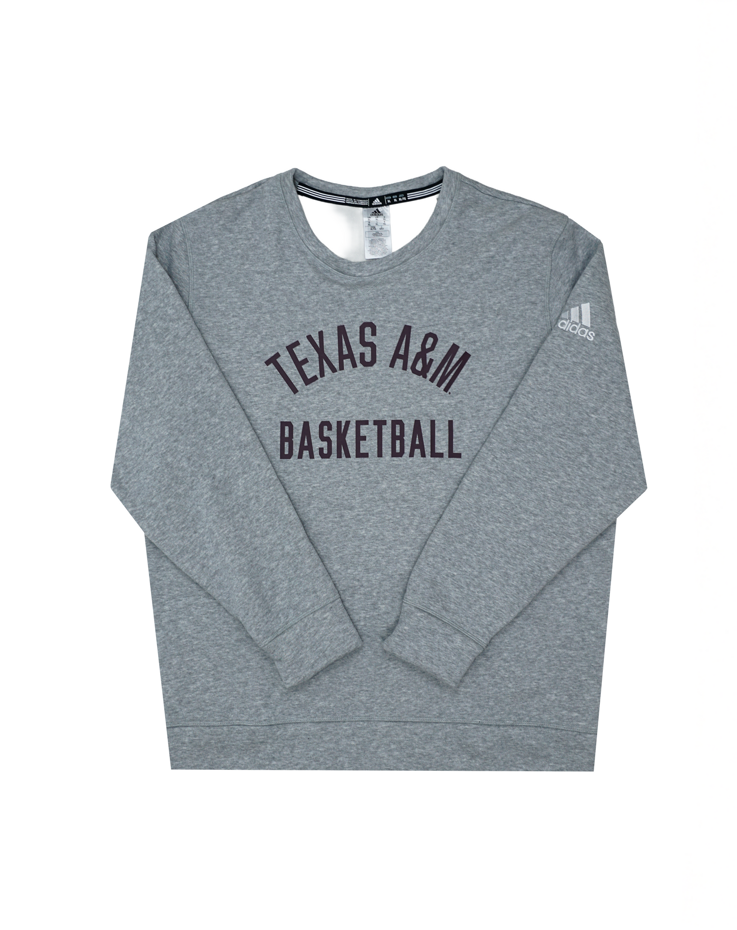 Aggie Basketball Exclusive Grey Adidas Sweatshirt