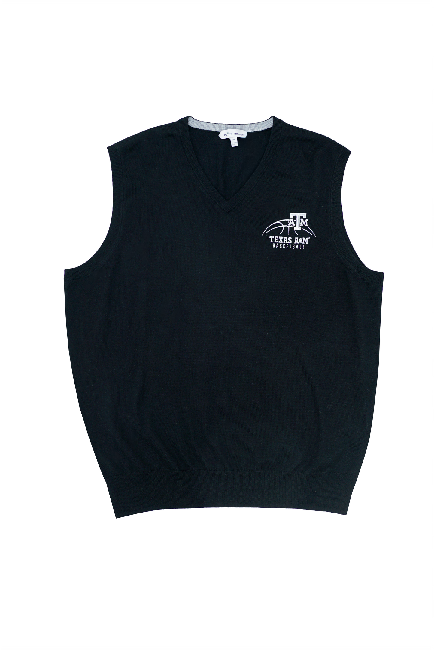 Aggie Basketball Exclusive Peter Millar Black Sweater Vest