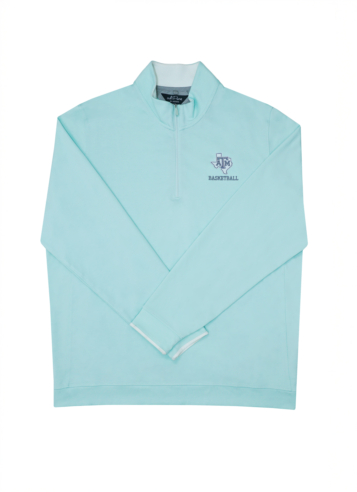 Aggie Basketball Exclusive Mint Green AdiPure Quarter Zip