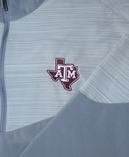 Aggie Football Coaches Exclusive Grey Adidas Windbreaker