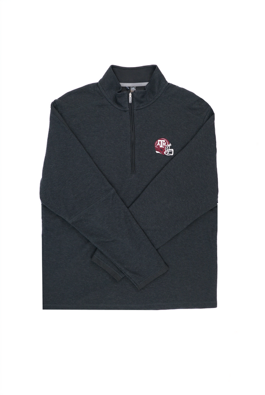 Aggie Football Coaches Exclusive Black Adidas Quarter Zip