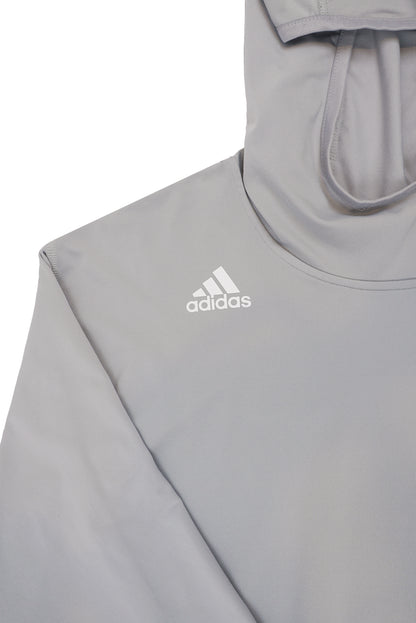 Aggie Football Issued Grey Adidas A&M Long Sleeve Pullover