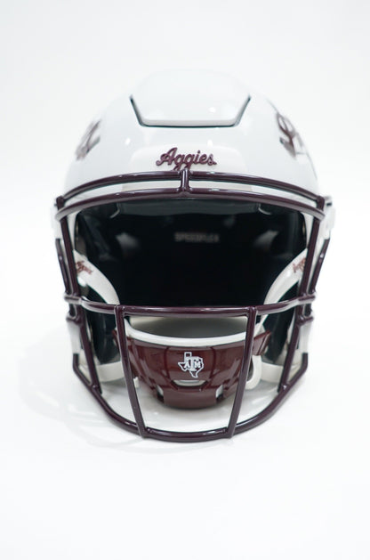 Notre Dame Game Helmet (White Aggie Script)