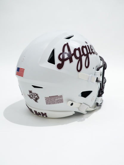 Notre Dame Game Helmet (White Aggie Script)