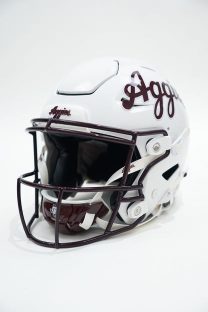 Notre Dame Game Helmet (White Aggie Script)