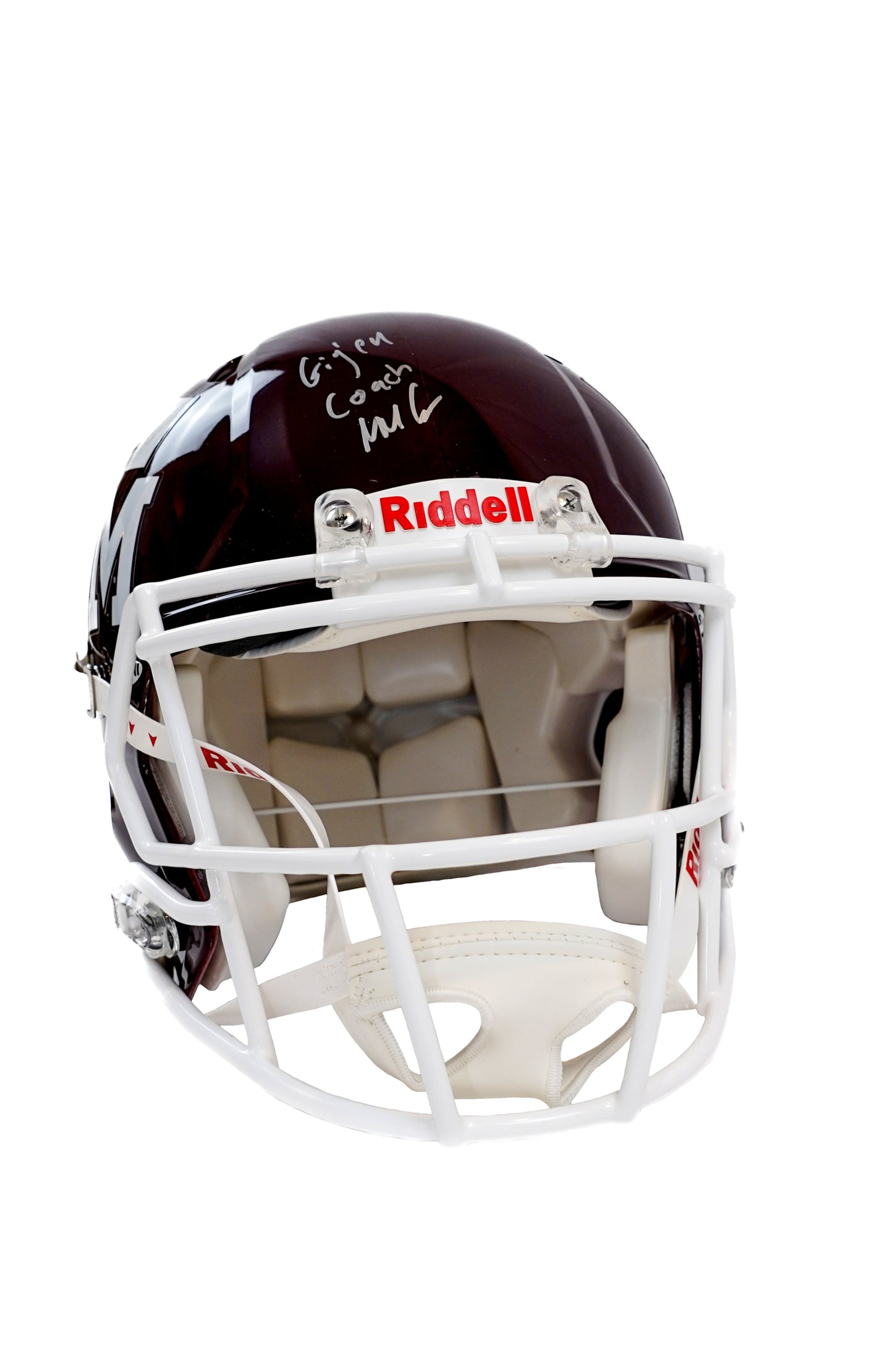 Riddell Authentic A&M Helmet Signed By Aggie Football Head Coach Mike Elko