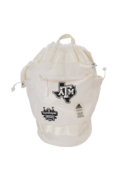 Aggie Football Exclusive TaxSlayer Gator Bowl White Backpack