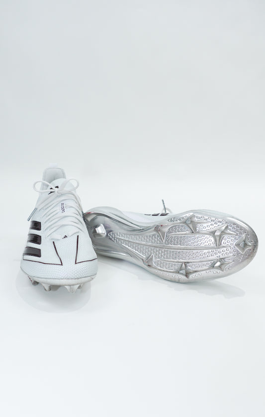 Aggie Football Exclusive Game Day Cleats Adidas White Low Tops (New Arrival)