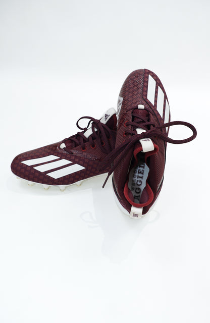 Aggie Football Exclusive Game Day Cleats Maroon Adidas (New Arrival)