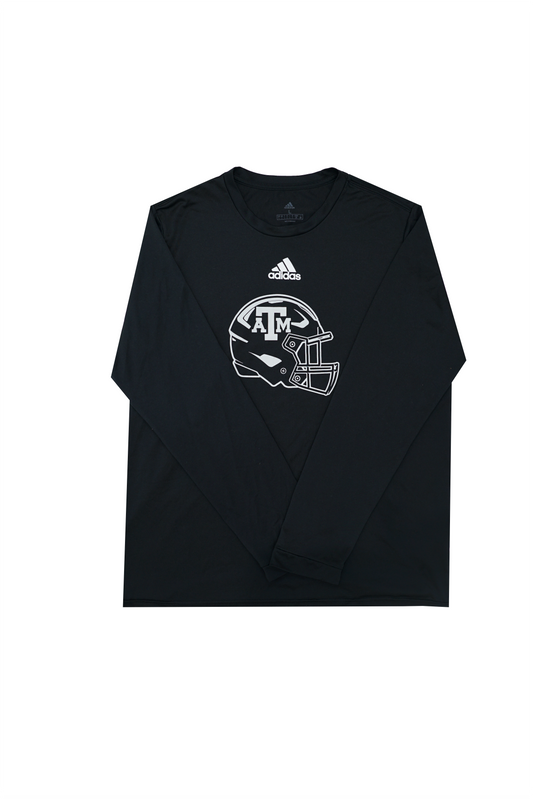 Aggie Football Exclusive Black Adidas Long Sleeve (New Arrival)