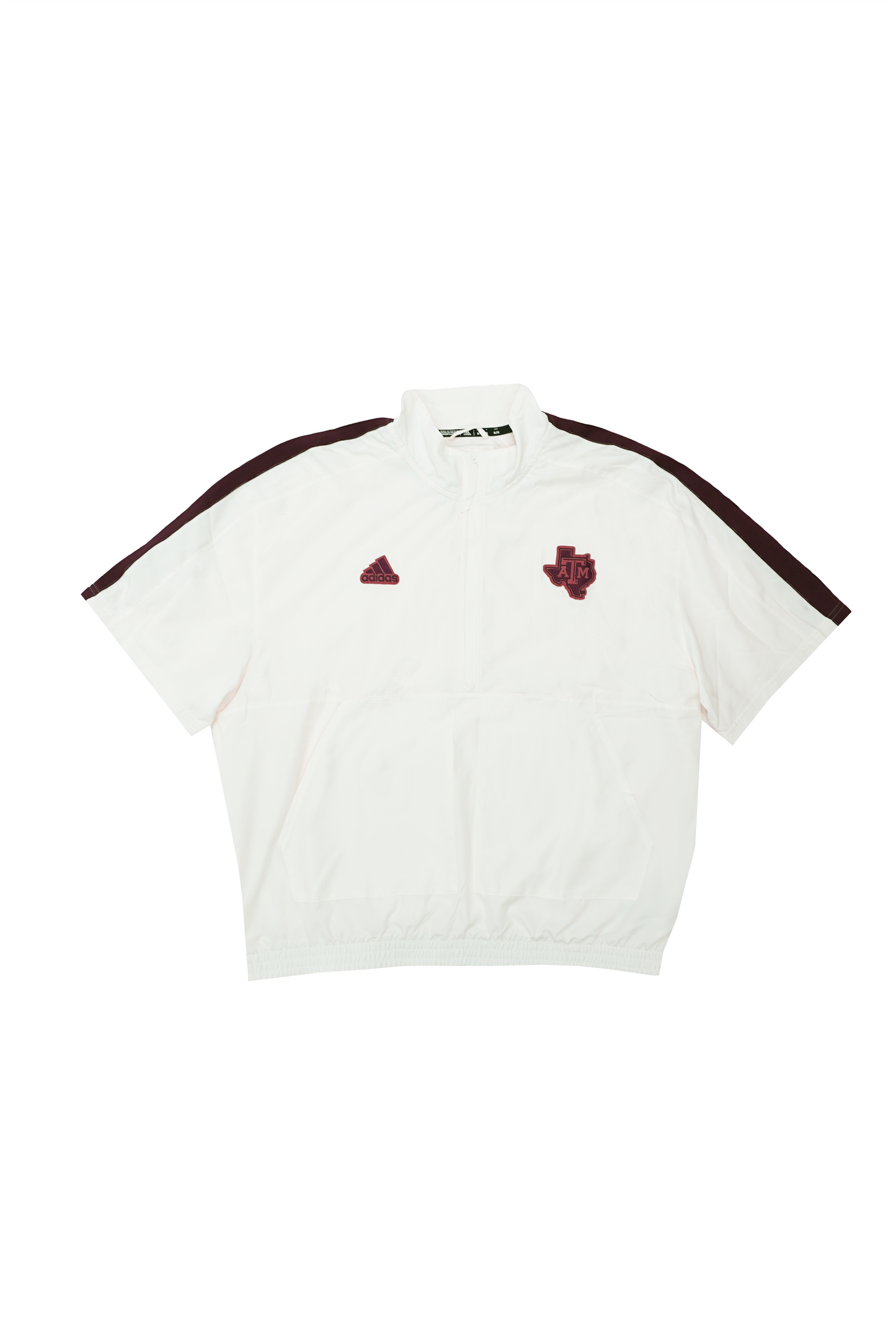 Aggie Football Issued Creme Adidas Windbreaker (New Arrival)