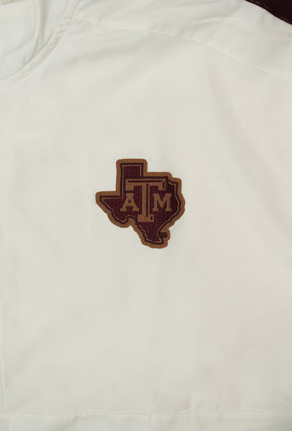 Aggie Football Issued Creme Adidas Windbreaker (New Arrival)