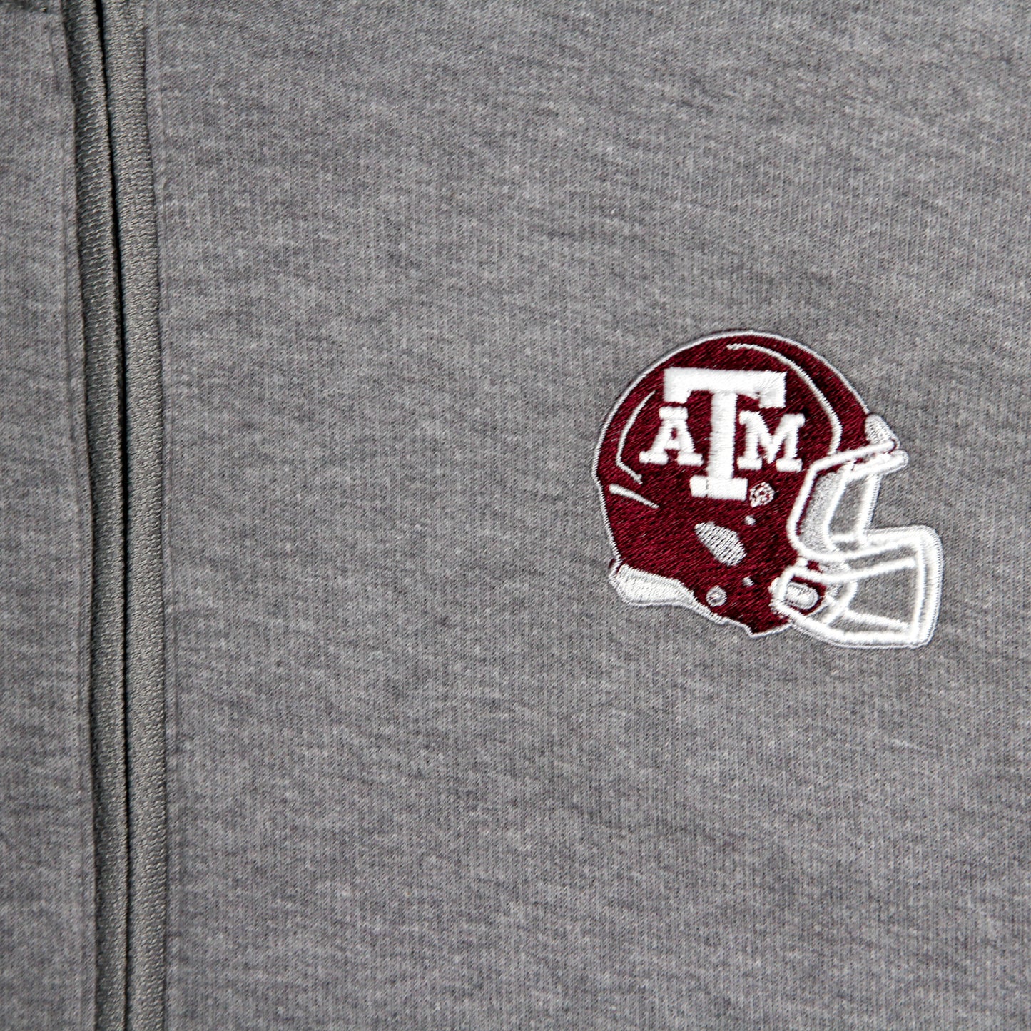 Aggie Football Coaches Exclusive Grey Adidas Long Sleeve Quarter Zip