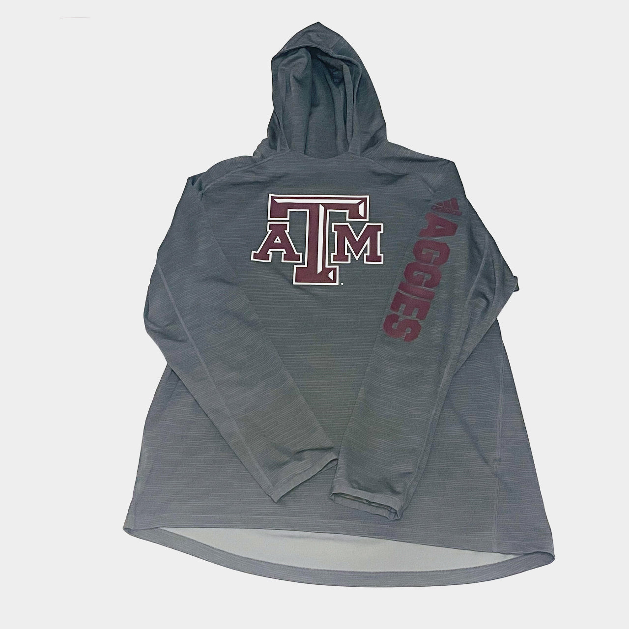 Aggie Football Team Issued Dark Grey Adidas Pullover