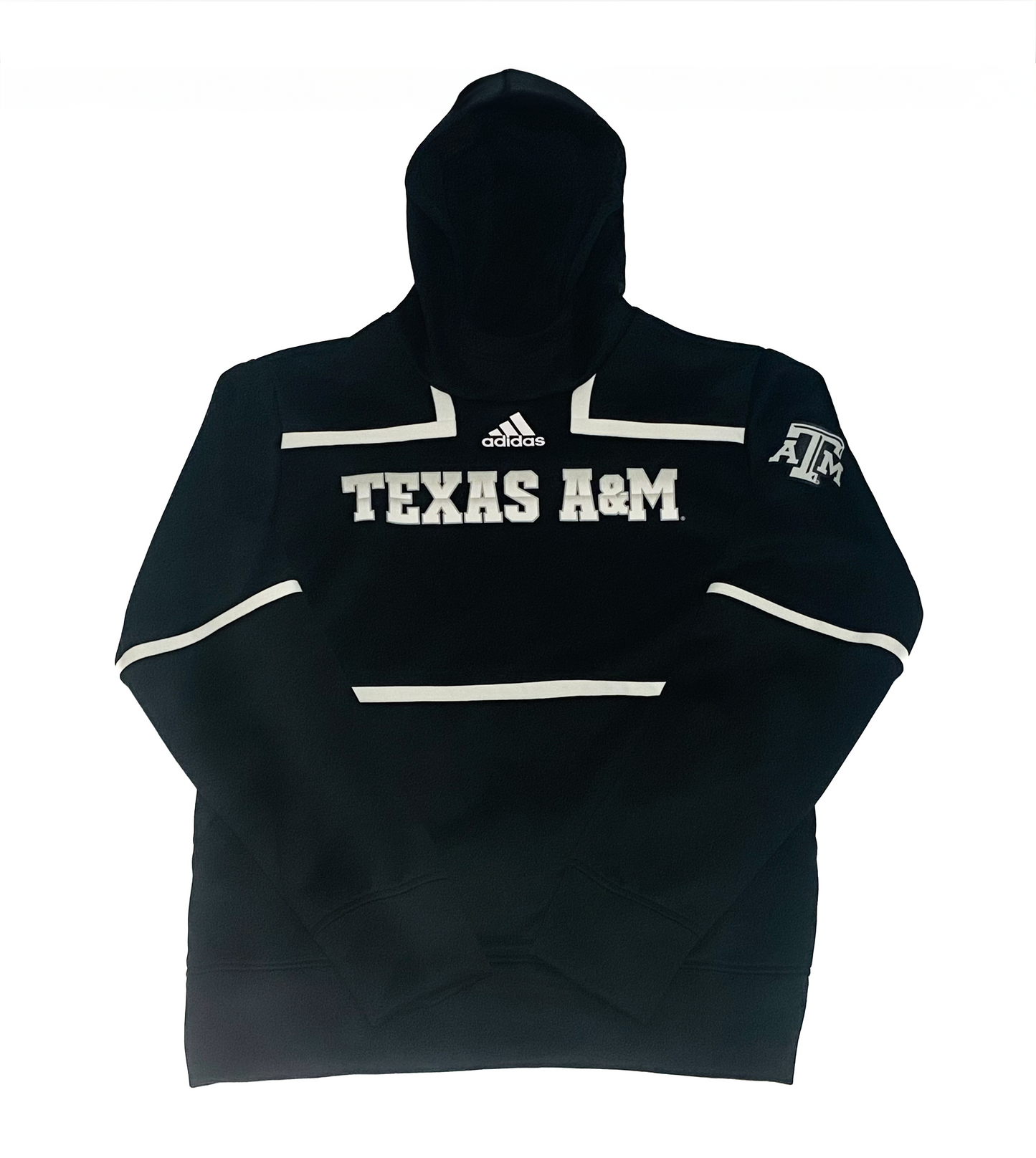 Aggie Football Exclusive Black/White Adidas Sweatshirt