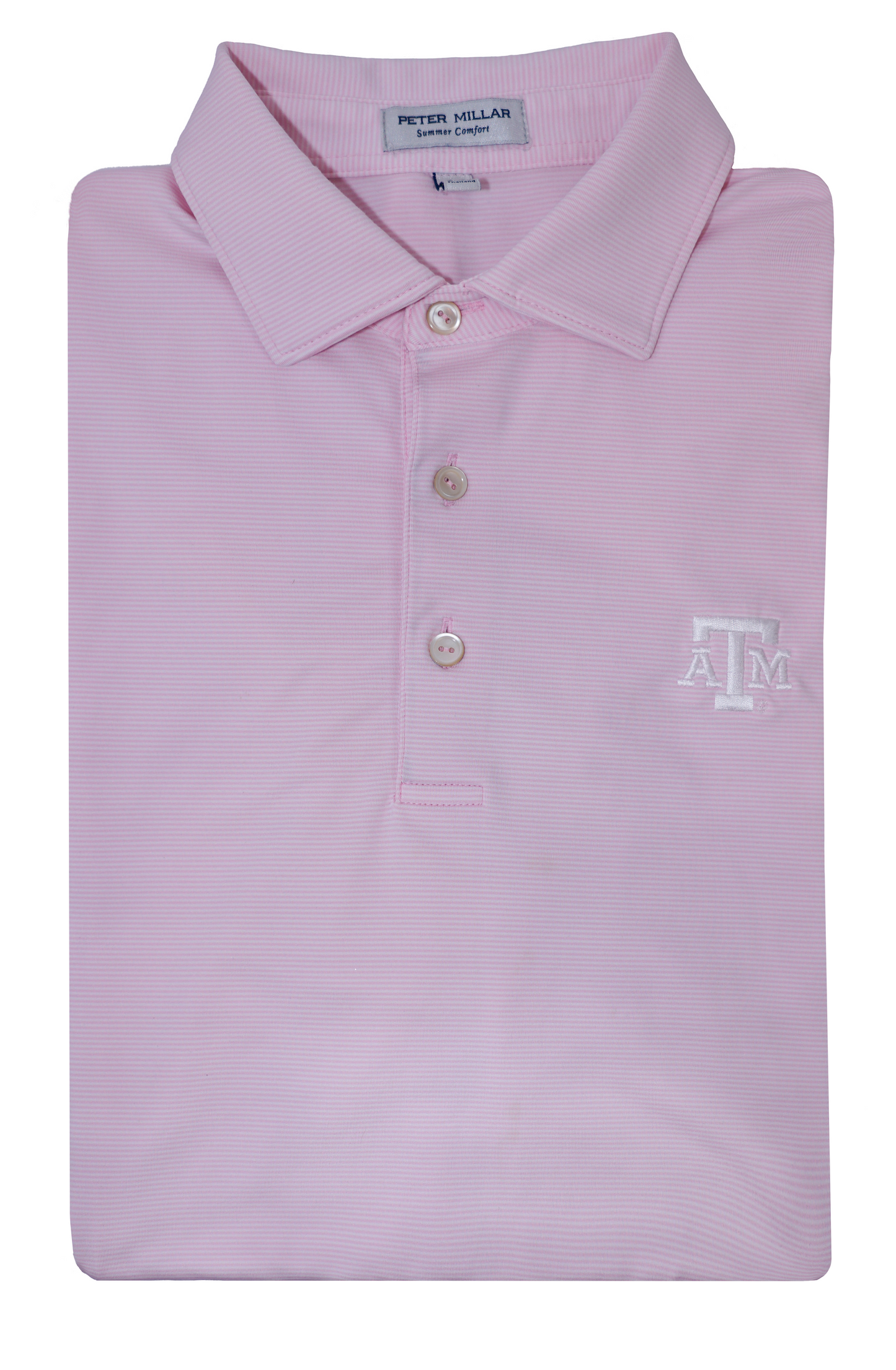 Aggie Golf Issued Peter Millar Pink Polo