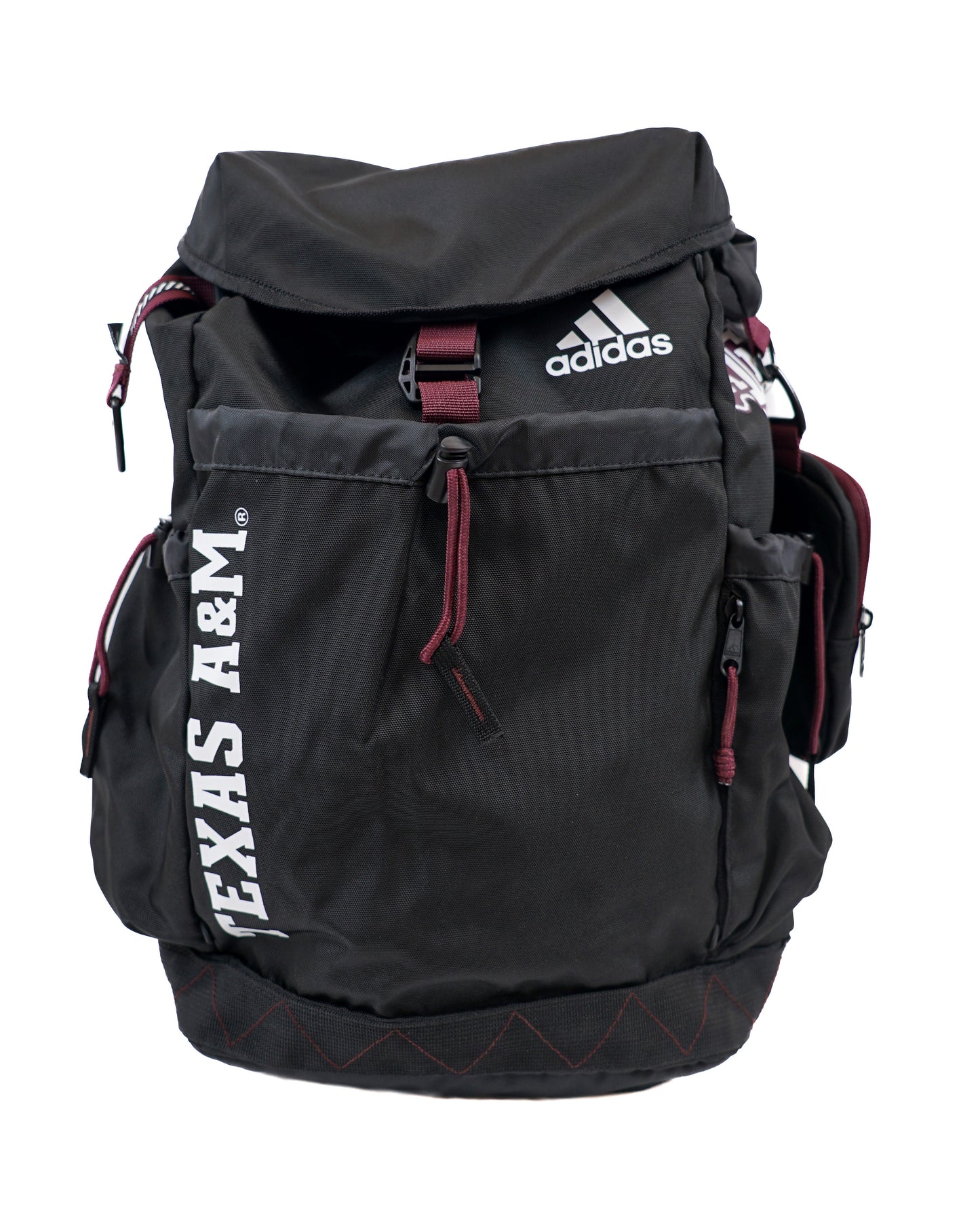 Aggie Football Issued Black/Maroon Adidas Aggie Backpack