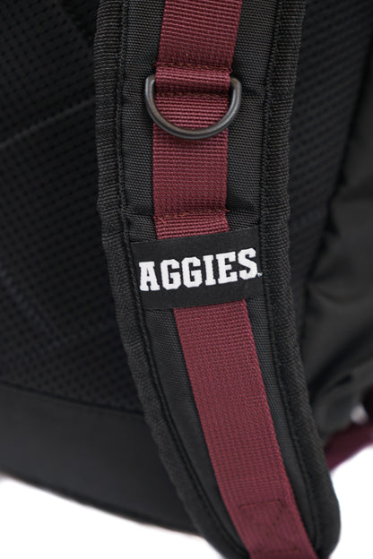 Aggie Football Issued Black/Maroon Adidas Aggie Backpack