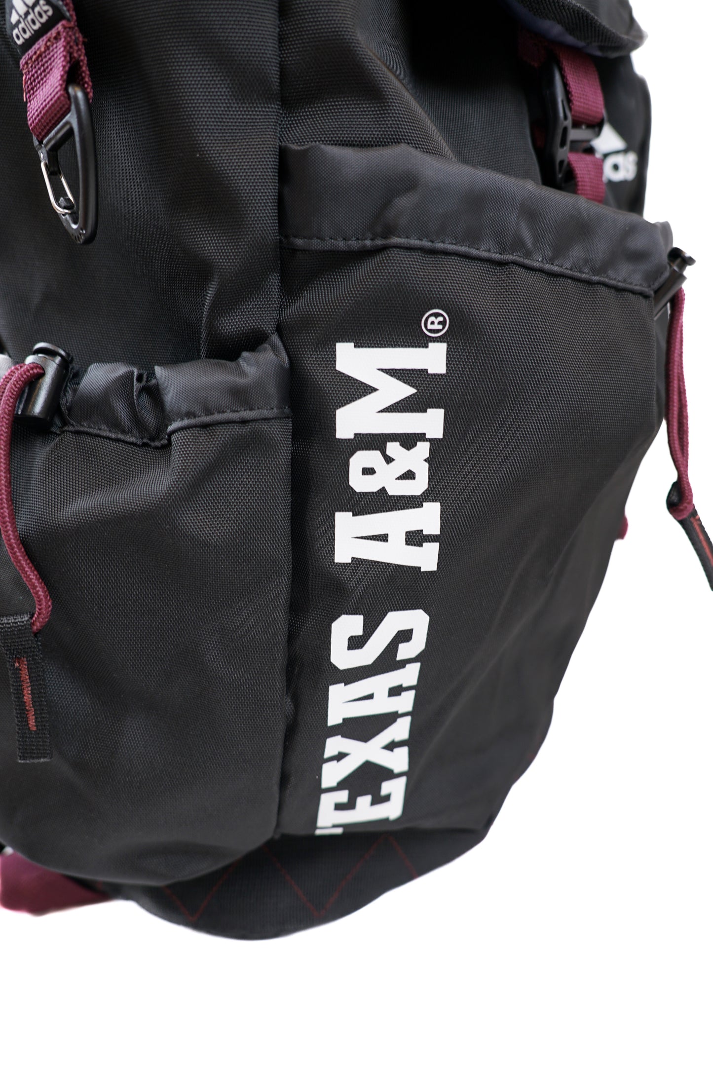 Aggie Football Issued Black/Maroon Adidas Aggie Backpack