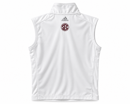 Aggie Golf Exclusive White Adidas Vest (SEC Patch) (New Arrival)